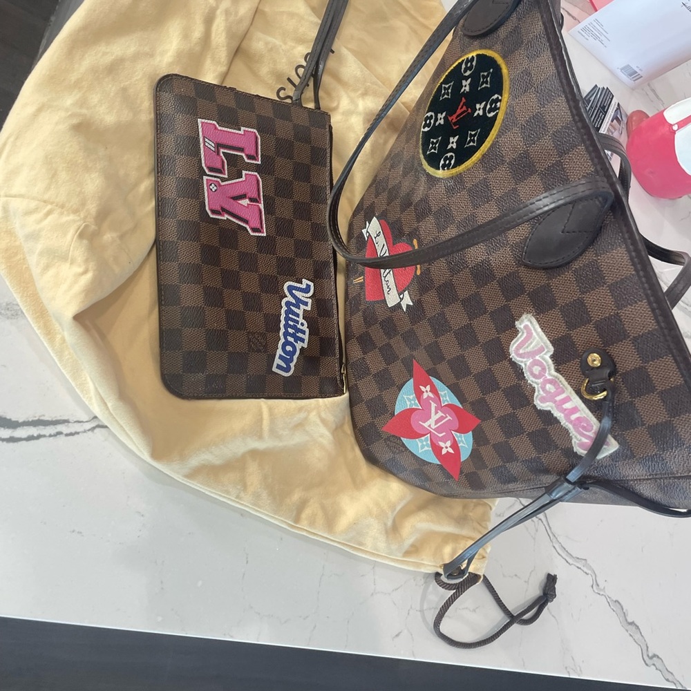 Louis Vuitton special edition Neverfull MM Patches